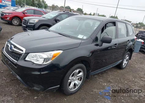 2015 Subaru Forester 2.5I z USA, uszkodzony, nr VIN JF2SJAAC7FH442371